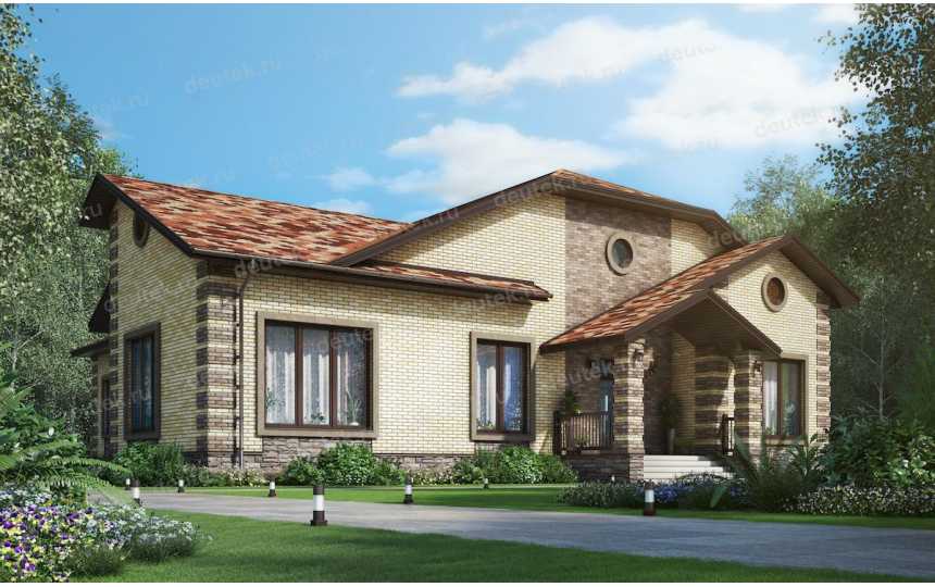 Проект квадратного дома  SK-90