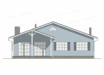 Проект одноэтажного дома  DTE-79
