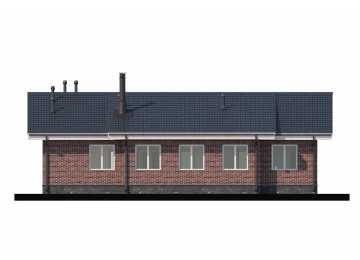 Проект одноэтажного жилого дома в европейском стиле KVR-31