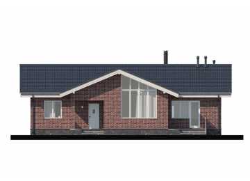 Проект одноэтажного жилого дома в европейском стиле KVR-31