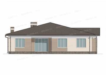 Проект одноэтажного дома DTE-160