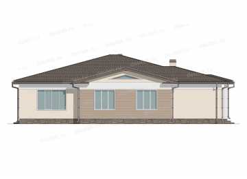 Проект одноэтажного дома DTE-160
