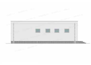 Проект индивидуального одноэтажного жилого дома DTE-172