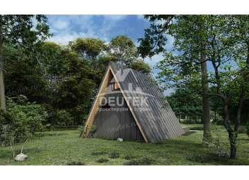 Проект современного шале для отдыха - LK-241