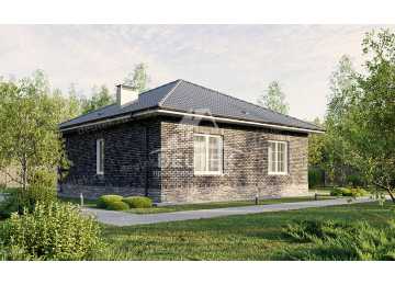 Проект жилого одноэтажного дома из газобетонных блоков - LK-261