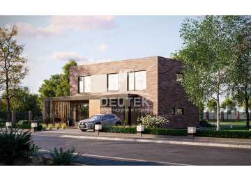 Проект узкого двухэтажного дома с размерами 15 м на 10 м - LK-278