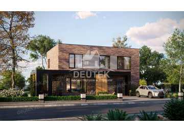 Проект узкого двухэтажного дома с размерами 15 м на 10 м - LK-278