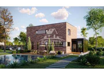 Проект узкого двухэтажного дома с размерами 15 м на 10 м - LK-278