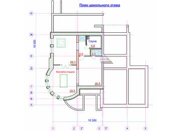 Проект квадратного трёхэтажного дома из кирпича в стиле барокко с цокольным этажом и двухместным гаражом, с площадью до 350 кв м - PA-35