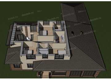 Проект индивидуального жилого дома DTE-65