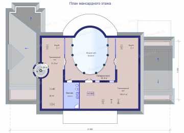 Проект трёхэтажного дома  SK-89