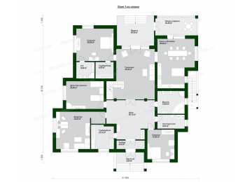 Проект квадратного дома  SK-90