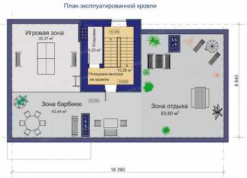 Проект узкого дома  SK-102