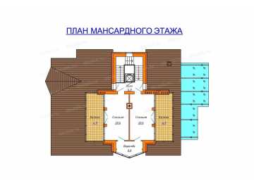 Проект четырехэтажного дома из поризованных керамических блоков в европейском стиле с цоколем и мансардой KVR-130