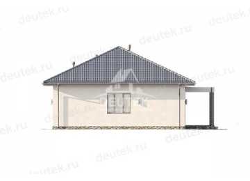 Проект жилого одноэтажного дома с тремя спальнями - LK-216