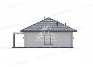 Проект жилого одноэтажного дома с тремя спальнями - LK-216