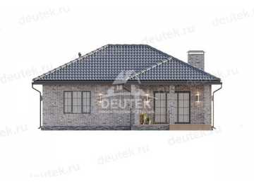 Проект одноэтажного дома в европейском стиле с площадью до 150 кв м - LK-219