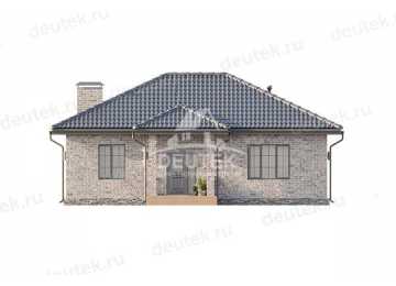 Проект одноэтажного дома в европейском стиле с площадью до 150 кв м - LK-219