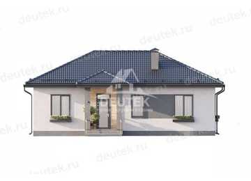 Проект жилого одноэтажного дома из керамических блоков - LK-224