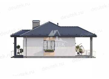 Проект жилого одноэтажного дома из керамических блоков - LK-224