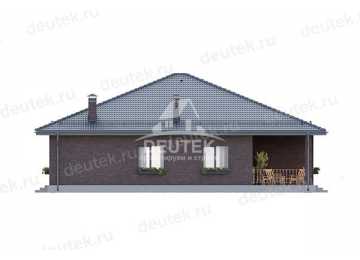 Проект жилого одноэтажного дома с тремя спальнями - LK-225