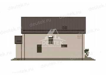 Проект узкого двухэтажного дома из газобетонных блоков - LK-240