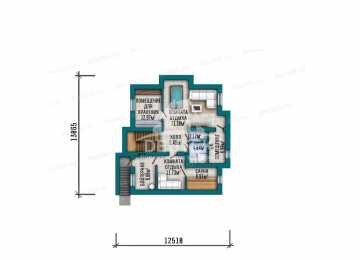 Проект узкого трёхэтажного дома с цокольным этажом - LK-248