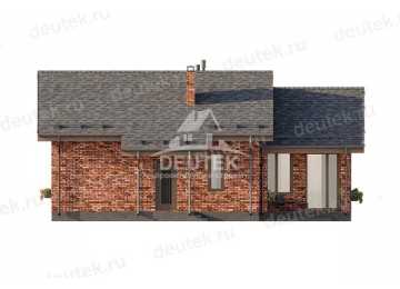 Проект жилого одноэтажного дома с верандой - LK-254