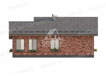 Проект жилого одноэтажного дома с верандой - LK-254