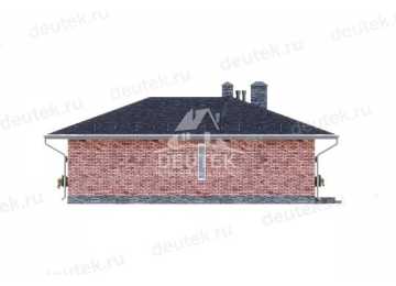 Проект жилого одноэтажного дома из керамических блоков - LK-255