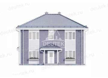 Проект жилого двухэтажного дома с размерами 10 м на 13 м - LK-260