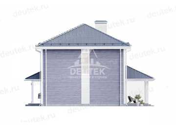 Проект жилого двухэтажного дома с размерами 10 м на 13 м - LK-260