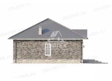 Проект жилого одноэтажного дома из газобетонных блоков - LK-261