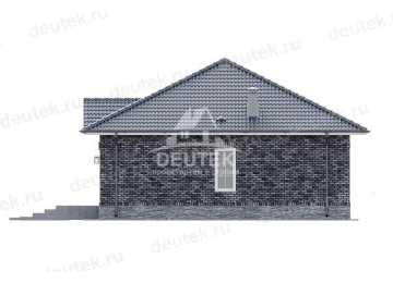 Проект жилого одноэтажного дома из газобетонных блоков - LK-261