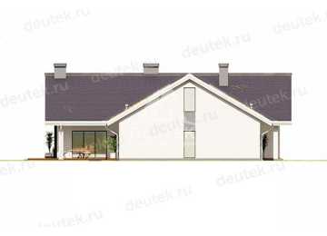 Проект двухэтажного дома в современном стиле с площадью до 450 кв м - LK-263