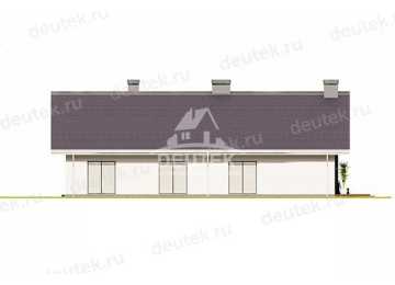 Проект двухэтажного дома в современном стиле с площадью до 450 кв м - LK-263