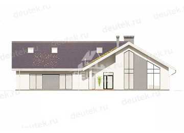 Проект двухэтажного дома в современном стиле с площадью до 450 кв м - LK-263