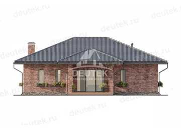 Проект жилого одноэтажного дома с площадью до 150 кв м - LK-265