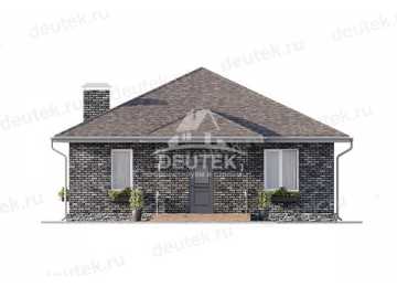 Проект жилого одноэтажного дома с размерами 10 м на 12 м - LK-269