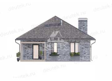 Проект одноэтажного дома из газобетонных блоков - LK-270