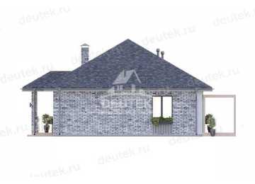 Проект одноэтажного дома из газобетонных блоков - LK-270