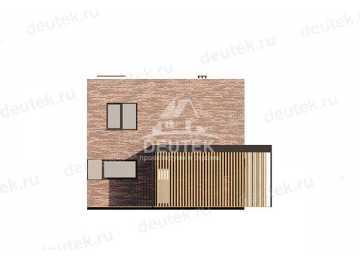 Проект узкого двухэтажного дома с размерами 15 м на 10 м - LK-278