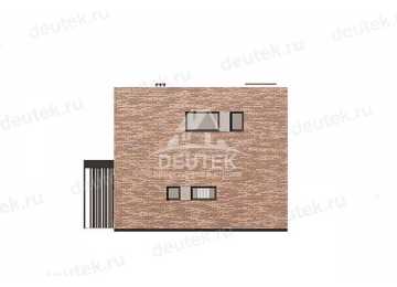 Проект узкого двухэтажного дома с размерами 15 м на 10 м - LK-278