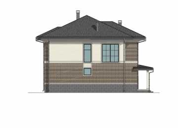 Проект двухэтажного дома со вторым светом - P291-1