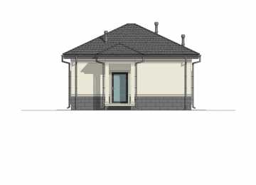 Проект бани с цоколем площадью до 100 кв м - P291-3