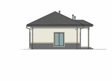 Проект бани с цоколем площадью до 100 кв м - P291-3