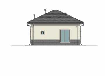 Проект бани с цоколем площадью до 100 кв м - P291-3