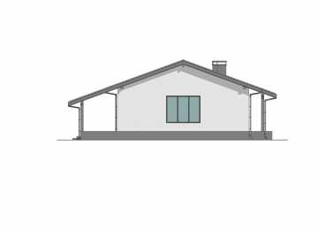 Проект жилого одноэтажного дома с площадью до 150 кв м - P256