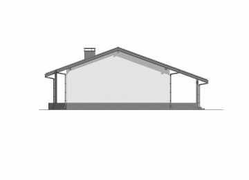Проект жилого одноэтажного дома с площадью до 150 кв м - P256