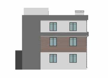 Проект жилого трехэтажного дома с площадью до 300 кв.м. - P271